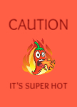 Paper stickers for food advertising