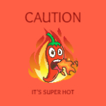 Paper stickers for food advertising