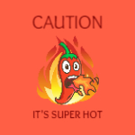 Paper stickers for food advertising