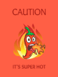 Paper stickers for food advertising