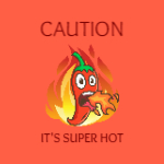 Paper stickers for food advertising