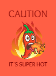 Paper stickers for food advertising