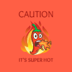Paper stickers for food advertising