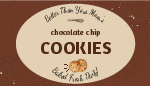Oval stickers for food promotion