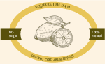 Oval stickers for food promotion