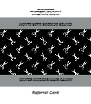 Folded Business Cards