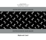 Folded Business Cards