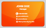 Metal Business Card 1