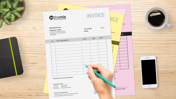3-Part Carbonless Forms NCR