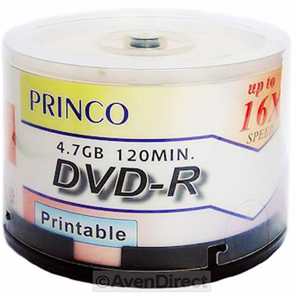 Princo DVD-R White shiny thermal Top 4.7GB