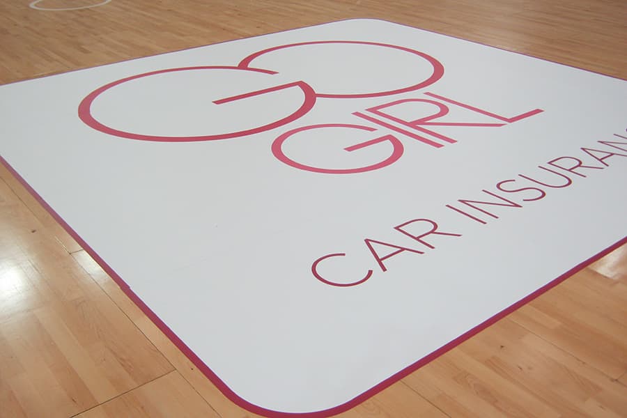 Footprint Print Vinyl Floor Decals