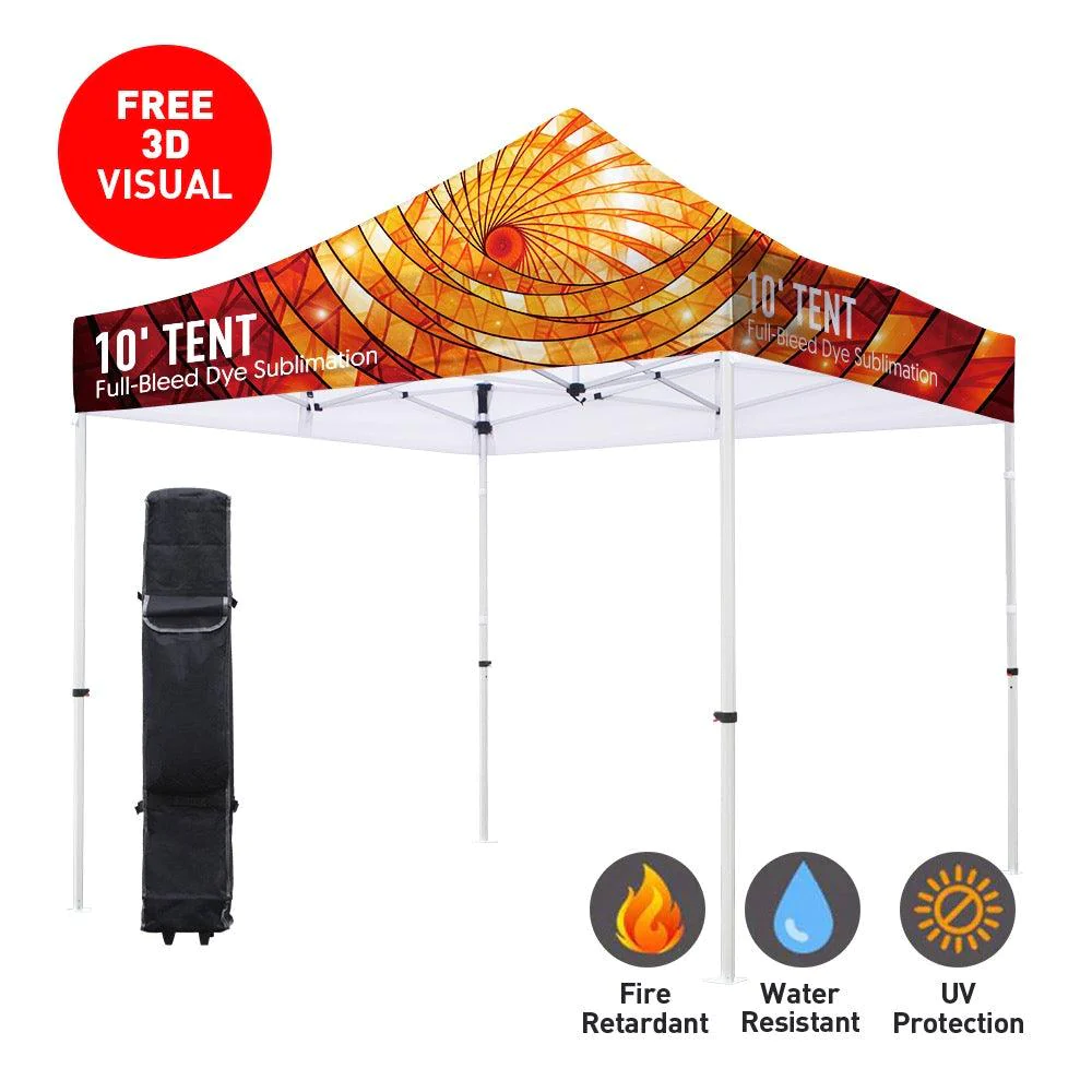 Tent Canopy Only (Dye Sublimation) 17" Valance 2