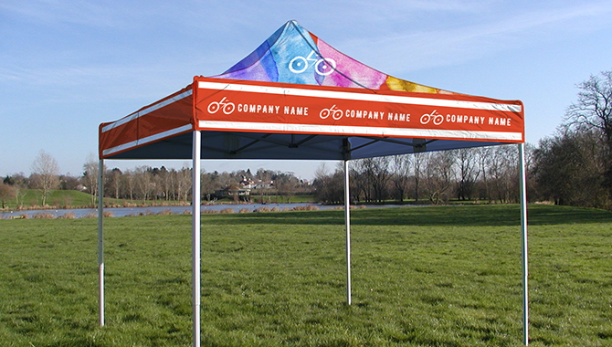 Tent Canopy Only (Dye Sublimation) 17" Valance 4
