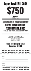 10 Number Jumbo Ticket Football