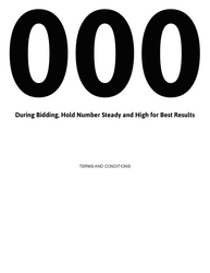 Auction Bid Cards With Stub 2