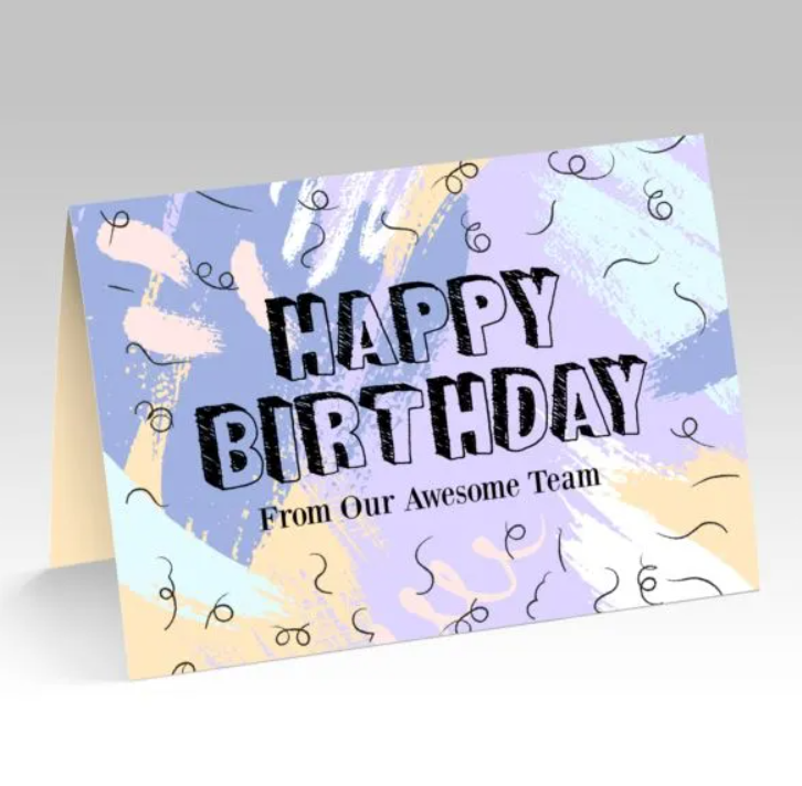 Greeting Cards Fold Over