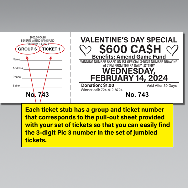 thumbnail image 2 of Custom Printed Mini Raffle Tickets – Numbered & Perforated, Card Stock 2 of 5