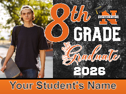 Custom Northampton 8th Grade Yard Sign No Picture