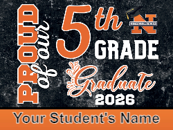 Custom Northampton 5th Grade Yard Sign No Picture