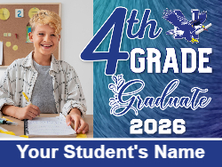 Custom Nazareth 4th Grade Yard Sign