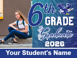 Custom Nazareth 6th Grade Yard Sign