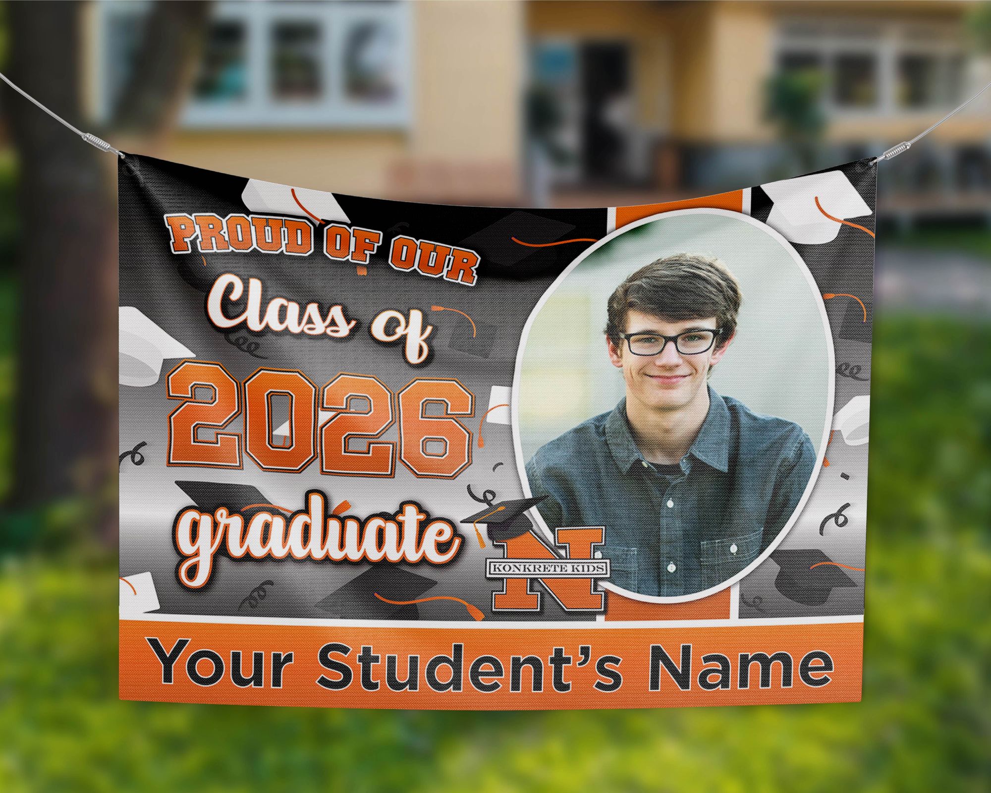Northampton 4' x 3' Graduation Banner 13