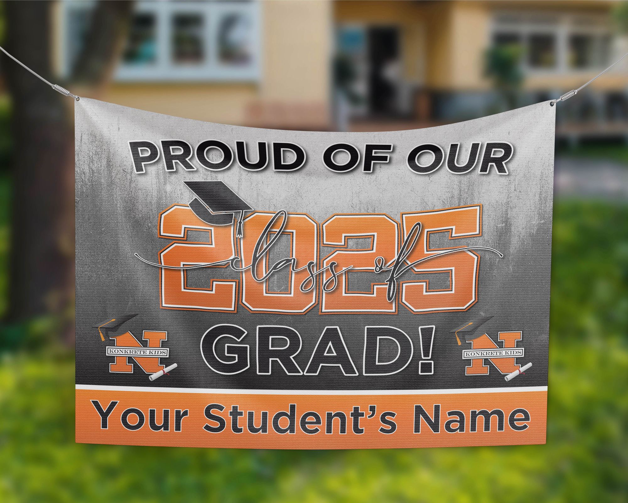 Northampton 4' x 3' Graduation Banner 8