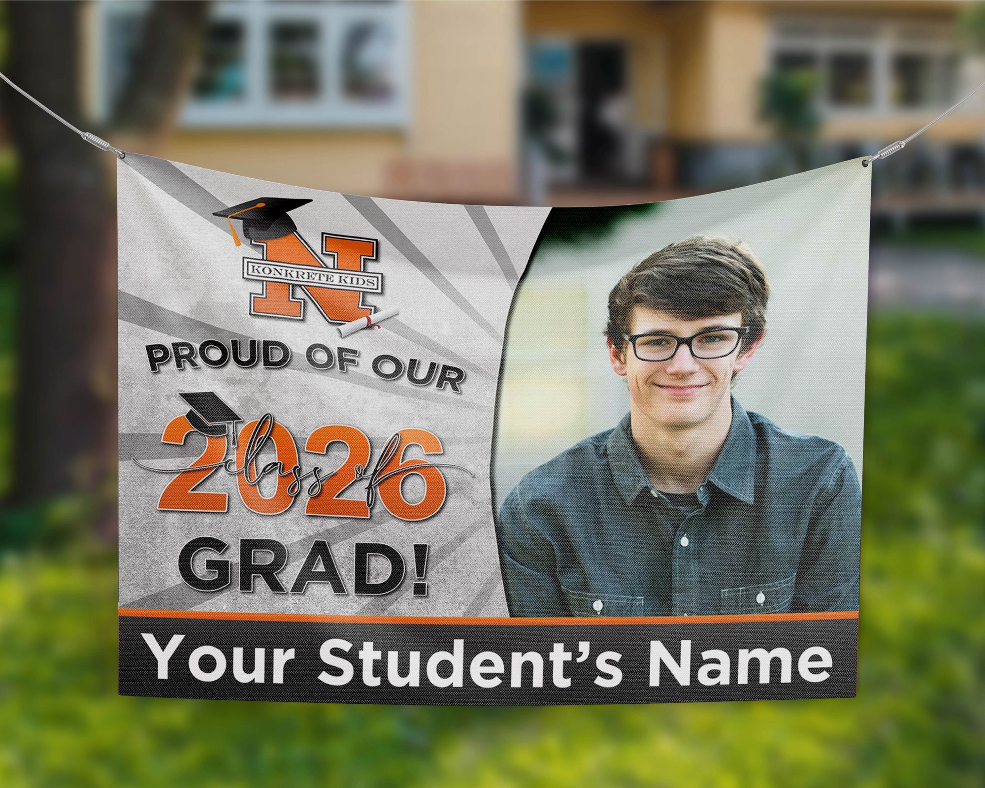 Northampton 4' x 3' Graduation Banner 9