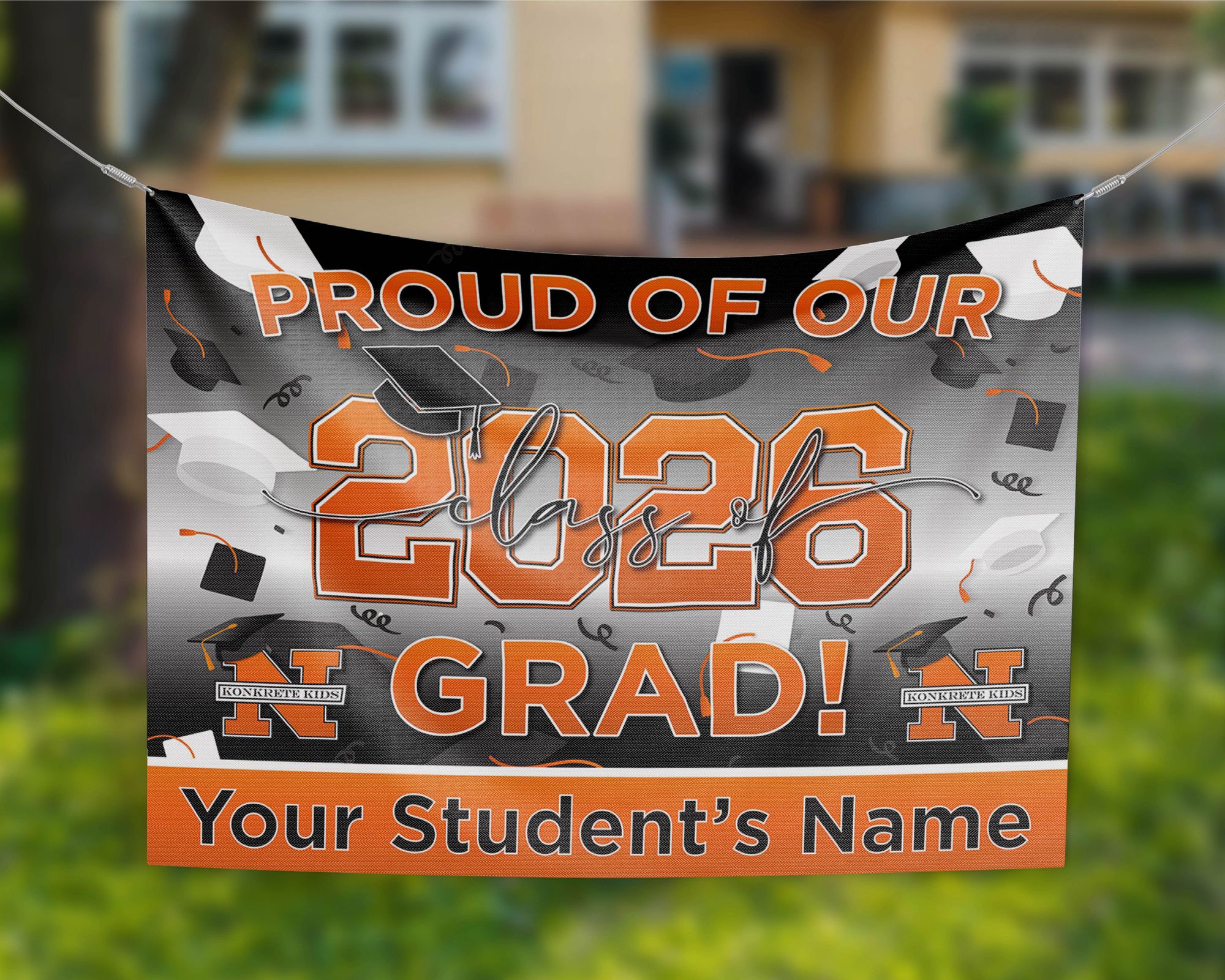 Northampton 4' x 3' Graduation Banner 11