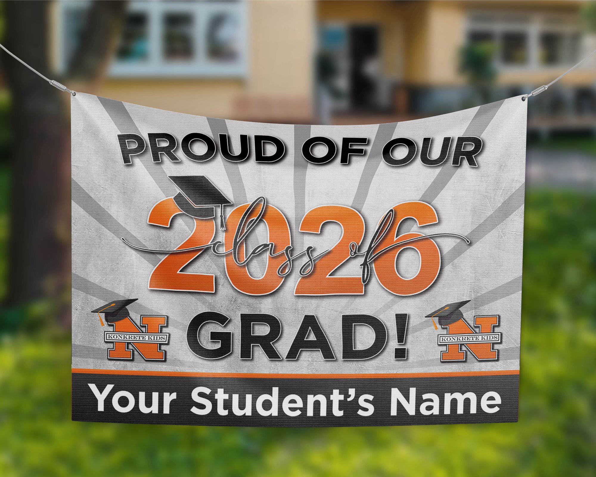 Northampton 4' x 3' Graduation Banner 12