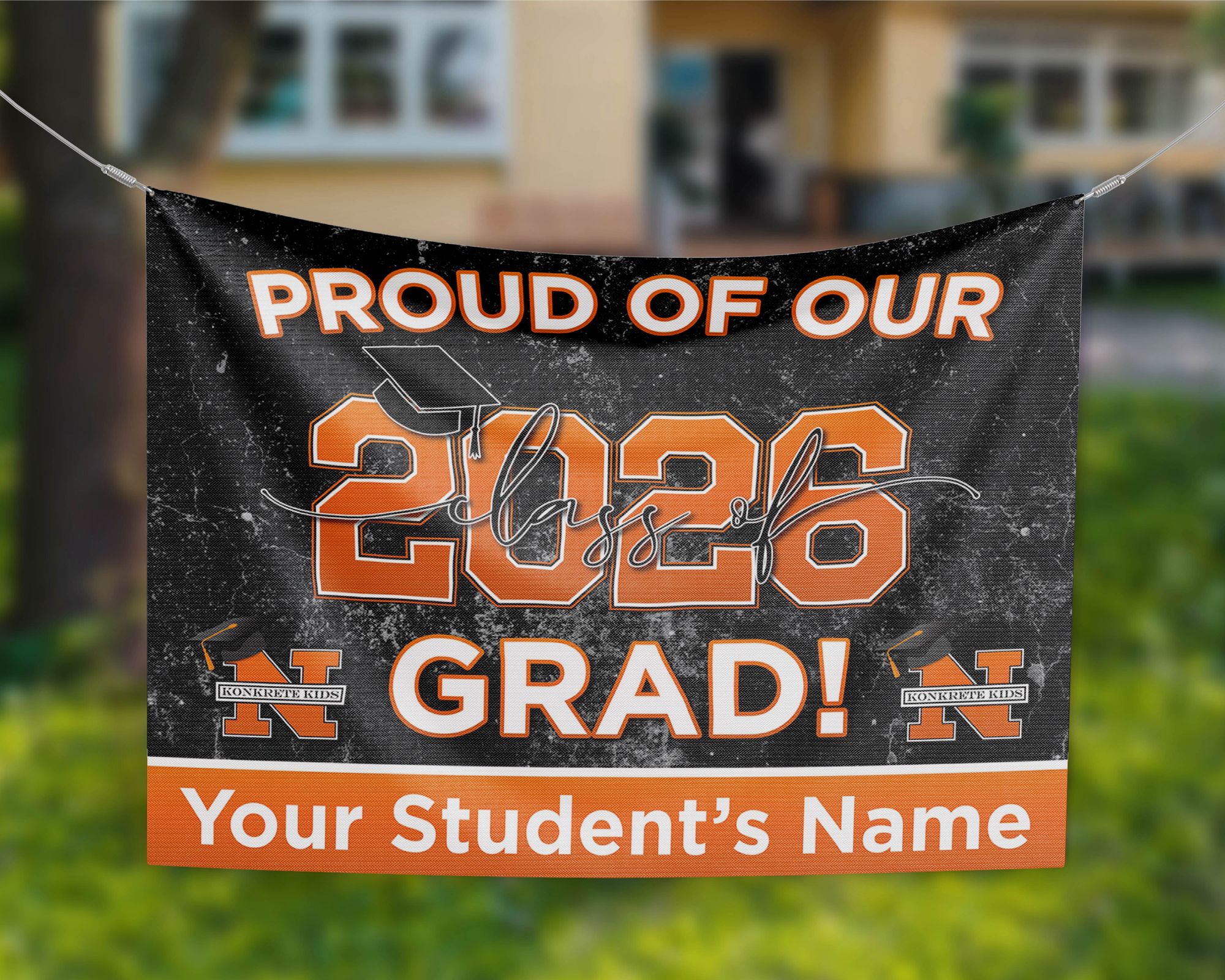 Northampton 4' x 3' Graduation Banner 2