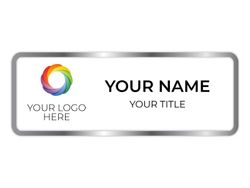 1 x 3 - Silver/White