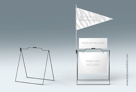 18"x24" Foldable Metal A-Frames