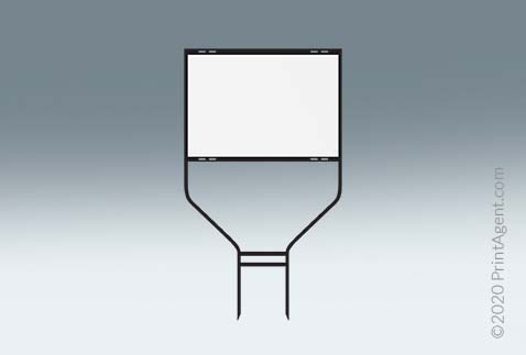 18"x24" Black Round Rod Frame - Call for Availability