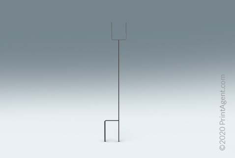 El Diable Stake 10.5"W x 48"H