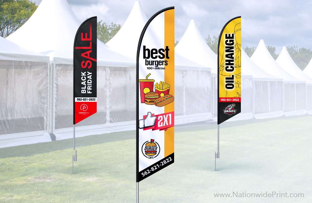 Feather Angled Flag ( Large ) 14ft. Feather Angled Flag ( Large ) 14ft.