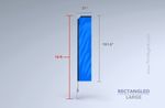 Rectangle Feather Flag (Large)-15ft 1