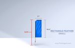 Rectangle Feather Flag (Small)-8.5ft 1