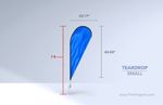 Teardrop Flag (Small)-7ft 1