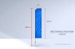 Rectangle Feather Flag (Large)-15ft 1