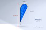 Teardrop Flag (Large)-11.2ft 1