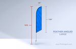 Feather Angled Flag ( Large ) 14ft. - 01 1