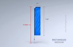 Rectangle Feather Flag (Medium)-11.8ft 1