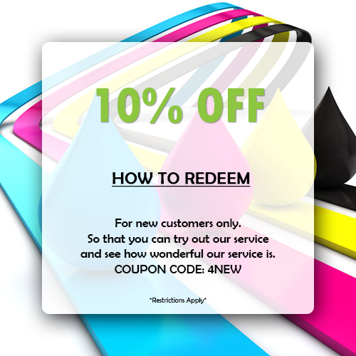 10% coupon at same day rush printing