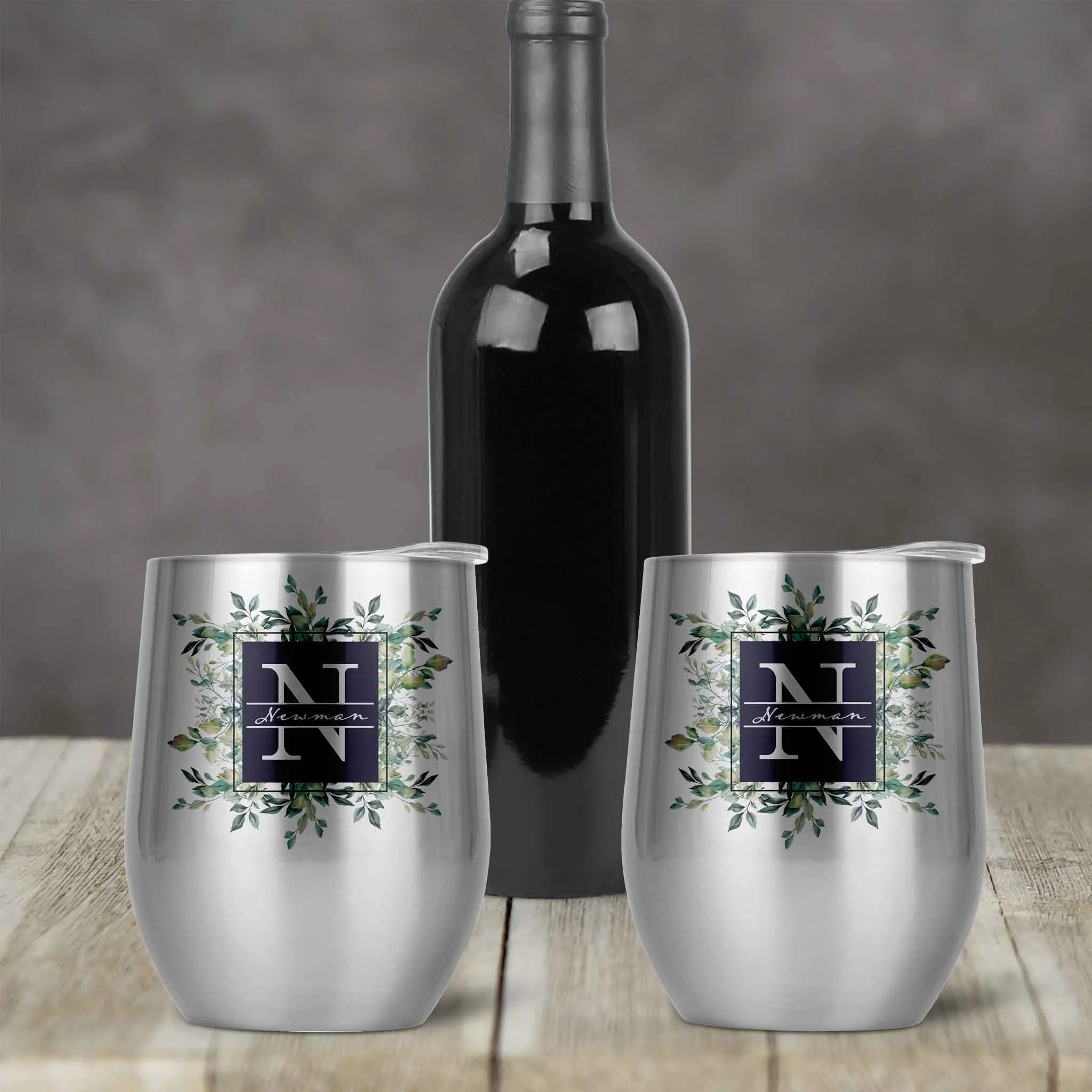 Personalized Wine Tumblers 12 oz for Events