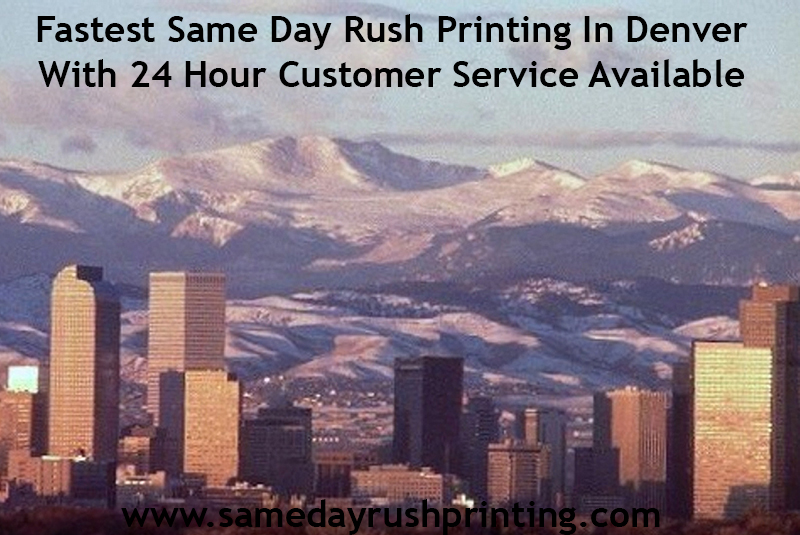 pouch Egen leksikon Same Day Printing in Denver