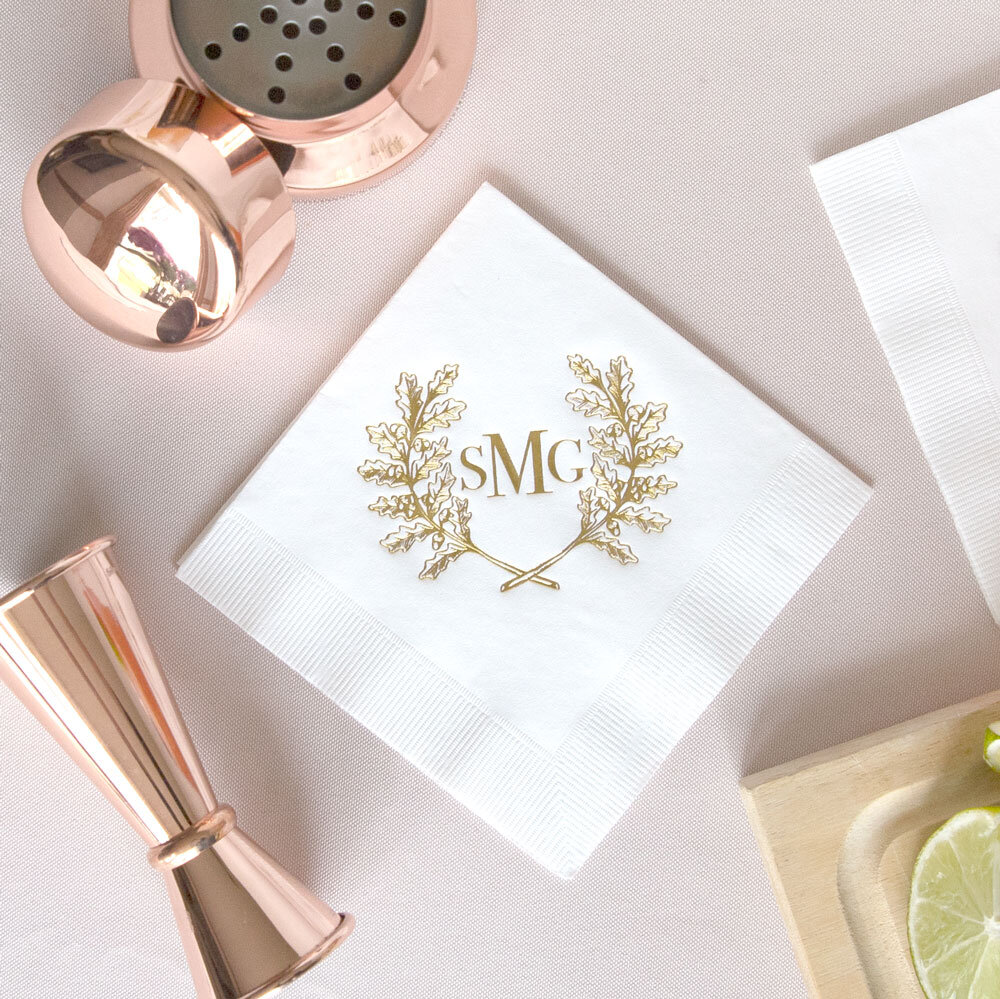Custom Luncheon Napkin Foil Stamping