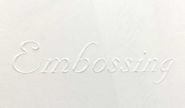 Embossing Design Services