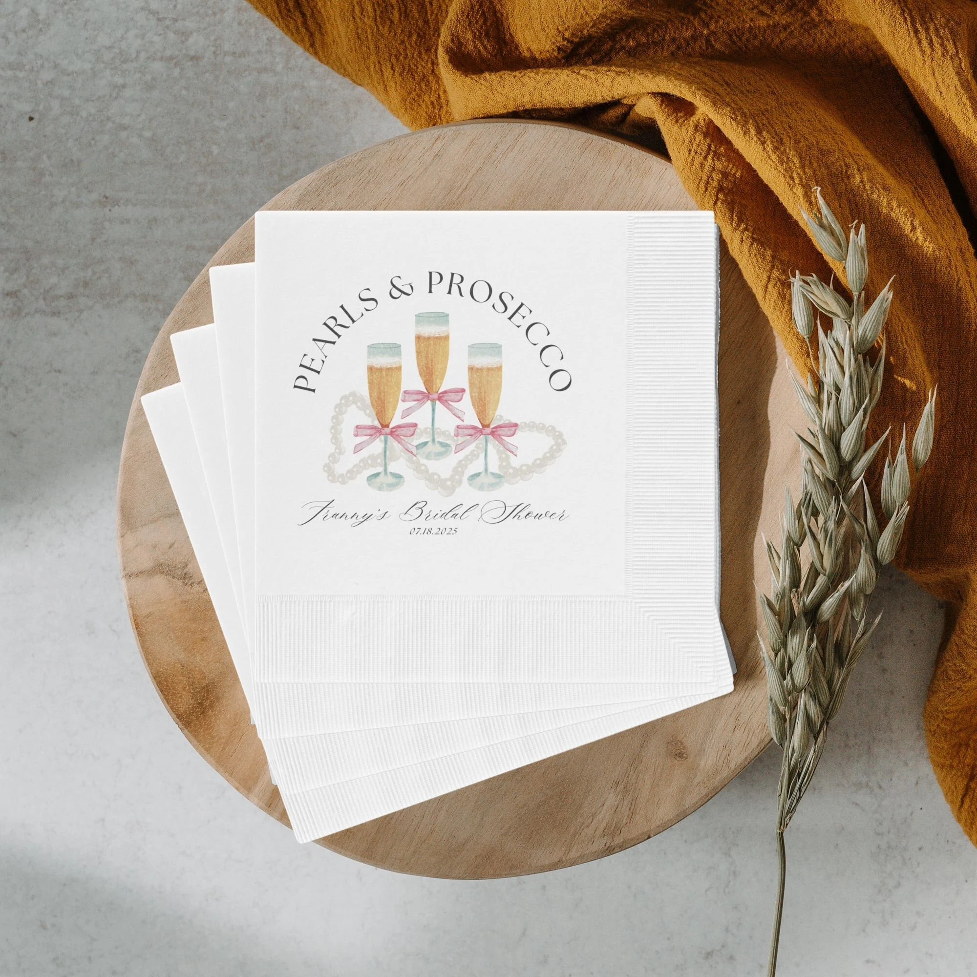Personalized Dinner Napkin Printing