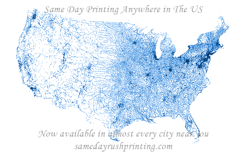 Same Day Printing in Every City in the United States